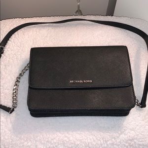 Black Michael Kors Crossbody Bag!